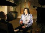 Michael Jackson under interviewet med journalisten Ed Bradley i 60 minutes. - Foto: AP 