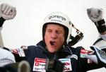 I stedet for norske Sigurd blev det denne herre, sloveneren Peter Zonta, der hoppede længest i Innsbruck. - Foto: AP 