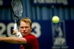 Pless vendte tilbage til turneringstennis med et 6-7 3-6 nederlag. - Arkivfoto: Thomas Sjørup 