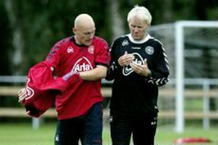 Thomas Gravesen er ramt af karantæne til den første kamp i Portugal. Inden da har han haft mulighed for at pudse formen af mod blandt andet Estland. - Foto: Thomas Wilmann 