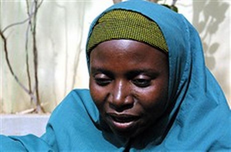 Det vakte international opstandelse, da den 31-årige Amina Lawal blev dømt til døden ved stening. Hun blev sidste år frikendt ved en appeldomstol.   Arkivfoto: Pius Utomi Ekpei/AFP 