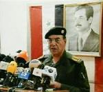 Saddam Husseins informationsminister fik tilnavnet "Komiske Ali" for sine virkelighedsfjerne pressekonferencer op til amerikanernes invasion af Bagdad. - Arkivfoto: AP 