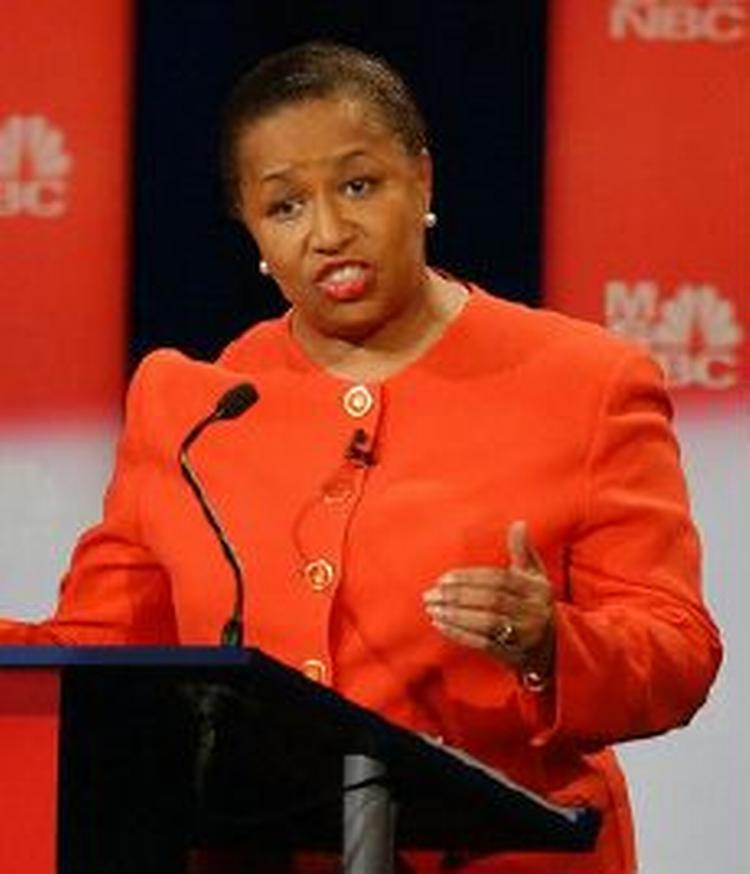 Carol Moseley Braun havde hverken penge eller opbakning nok til for alvor at true de øvrige demokratiske kandidater. - Foto: AP 