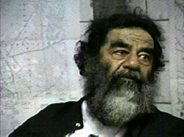 Saddam Hussein er nu USAs krigsfange og opholder sig et ukendt sted. - Foto: AP 