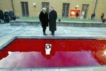 Den kunstneriske leder af museet i Stockholm har bl.a. modtaget trusler i sin mailboks. - Foto: AP 
