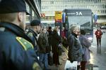 Politikens gratisbusser blev stoppet af politiet. - Foto: Morten Langkilde 