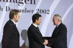 DR fulgte Anders Fogh under EU- topmødet i december 2002, men aner ikke, hvordan de bortcensurede klip er sluppet ud. - Foto: Jens Dresling 