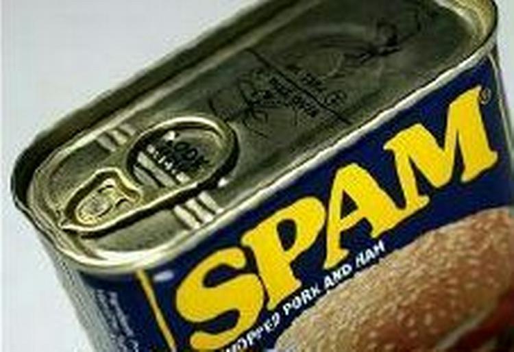 Spam er egentlig et engelsk ord for dåseskinke, men dækker nu også over uønskede reklamer via fax, email eller sms. - Foto: Thomas Borberg 