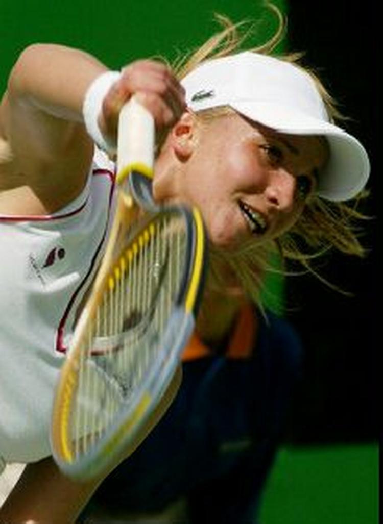 Tatiana Golovin vandt 6-2 6-3. - Foto: AP 