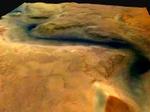 En amerikansk satellit gav allerede i 2001 kraftige indicier for tilstedeværelsen af is på planeten, lyder meldingen fra NASA. - Foto: AP 