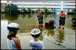 I august 2002 stod en stor del af Greve under vand. - Foto: Nils Hougaard 