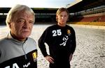 Far og søn til træning. - Foto: Jens Dresling 