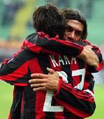 Kaka bragte Milan på sejrskurs med sin scoring til 1-0. - Foto: AP 