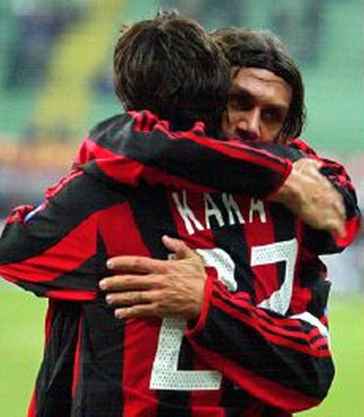 Kaka bragte Milan på sejrskurs med sin scoring til 1-0. - Foto: AP 