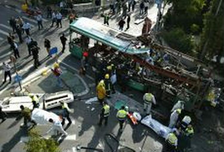 Israel lægger skylden for angrebet på det palæstinensiske selvstyre. - Foto: AP 