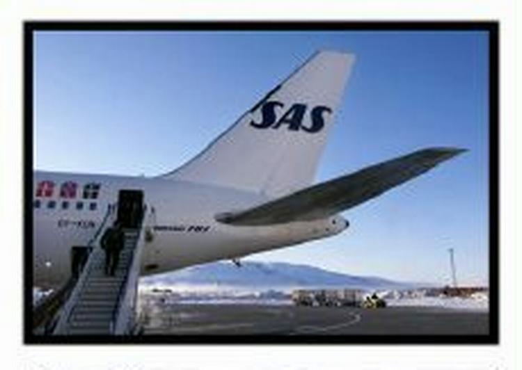 25 SAS-fly måtte i dag blive på jorden. - Arkivfoto: Claus Bonnerup 