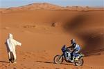 Dakarrallyet var truet af terrorister. - Foto: AP 