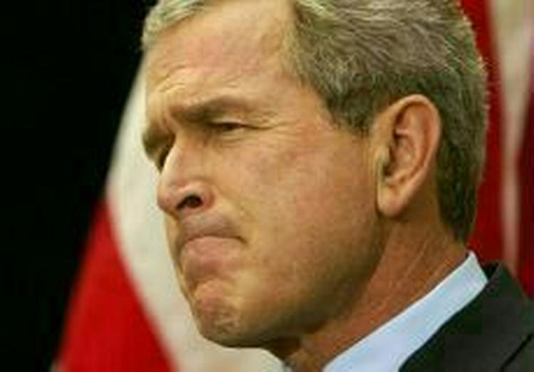 George Bush angriber »aktivistiske dommere« for at tillade bøsser og lesbiske at gifte sig. - Arkivfoto: AP 