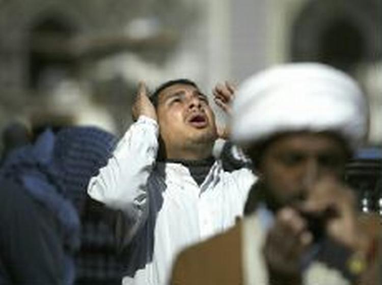 I en moske i Najaf. - Foto: AP 