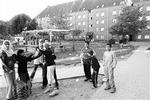Mjølnerparken på Nørrebro i København er nogle af de almene boliger, der kan sættes til salg, hvis lovforslaget føres ud i livet.   Foto: Gert Jensen 