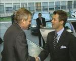 NATO's generalsekretær, Jaap de Hoop Scheffer modtog den danske kronprins. - Foto: Localeyes 