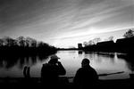 Det var onsdag aften muligt at nyde en fredfyldte himmel over Christiania, efter at det blev kendt, at Københavns overborgmester, Jens Kramer Mikkelsen, arbejder for at undgå en konfrontation med det omgivende samfund.   Foto: Peter Hove Oles 