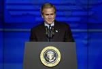 George W. Bush er bekymret for et pludseligt angreb med kemiske våben eller atombomber. - Foto: AP 