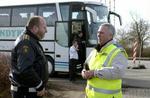 258 busser blev tjekket under razziaen. - Foto: Karsten Sörensen 