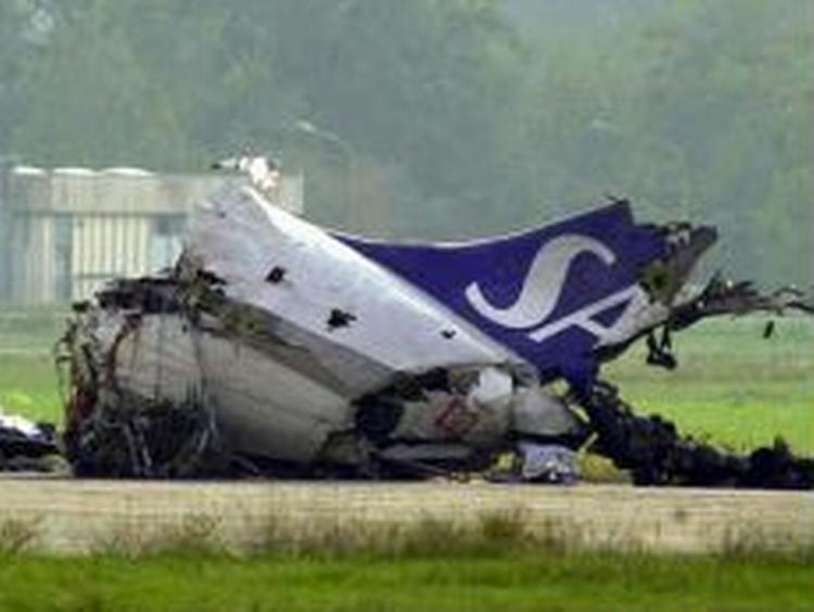 118 personer, heraf 19 danskere, mistede livet ved ulykken 8. oktober 2001. - Foto: AP 