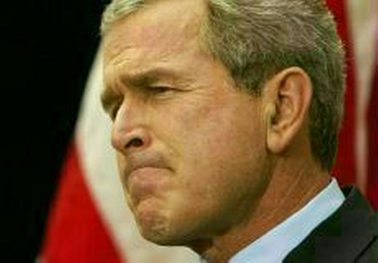 Præsident Bush indledte i går sin valgkamp med et angreb på sine demokratiske modstandere. - Foto: AP 