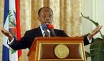 Oprørerne beskylder præsident Jean-Bertrand Aristide for at have snydt sig til magten. - Foto: AP 