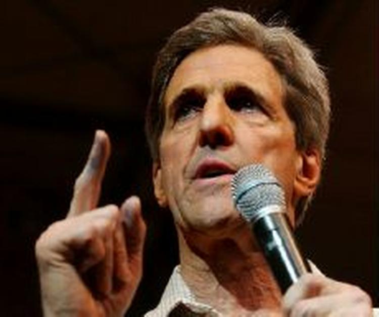 John Kerry bliver mere og mere sejrssikker. I går aftes vandt han endnu tre stater. - Foto: AP 