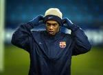 Barcelona trænede onsdag på Brøndby Stadion. Her Ronaldinho. - Foto: Jens Dresling 