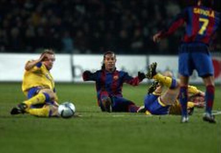 Ronaldinho var den helt store oplevelse på Brøndby Stadion. - Foto: Jens Dresling 
