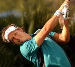 Jacobson tillod efter en langsomt start ikke Thomas Bjørn den mindste chance, og svenskeren møder nu Tiger Woods i gruppesemifinalen. - Foto: AP 