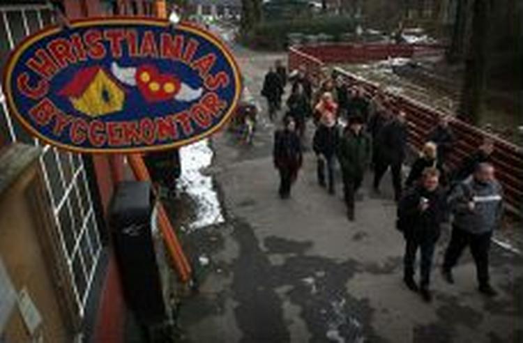 Problemet er udelukkende hashmarkedet på Christiania, sagde en politimand på konferencen. - Foto: Finn Frandsen 