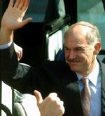 Den græske socialistleder George Papandreo. - Foto: AP 