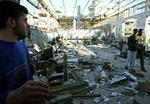 To palæstinensiske jernstøberier er blevet ramt af israelske raketter. - Foto: AP 