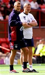 Da David Beckham stadig spillede i Manchester United, var alt fryd og gammen. Nu er der problemer alle vegne, og manager Alex Ferguson er under pres. Analytikerne siger, Beckham betød mere for klubben, end den var klar over.   Foto: Reuters 