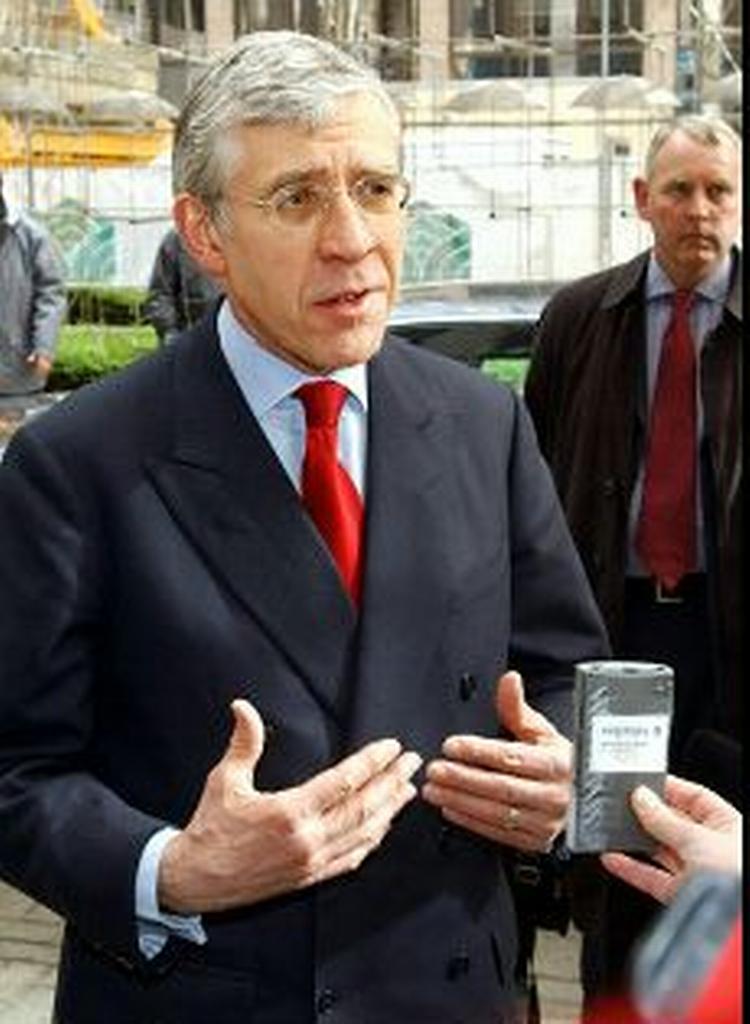 Jack Straw i Bruxelles. - Foto: AP 