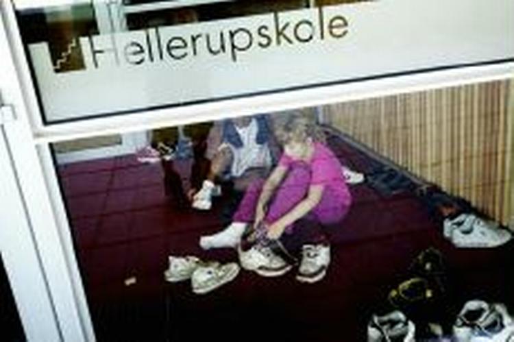 Hellerup Skole åbnede i august 2002. - Foto: Jan Grarup 