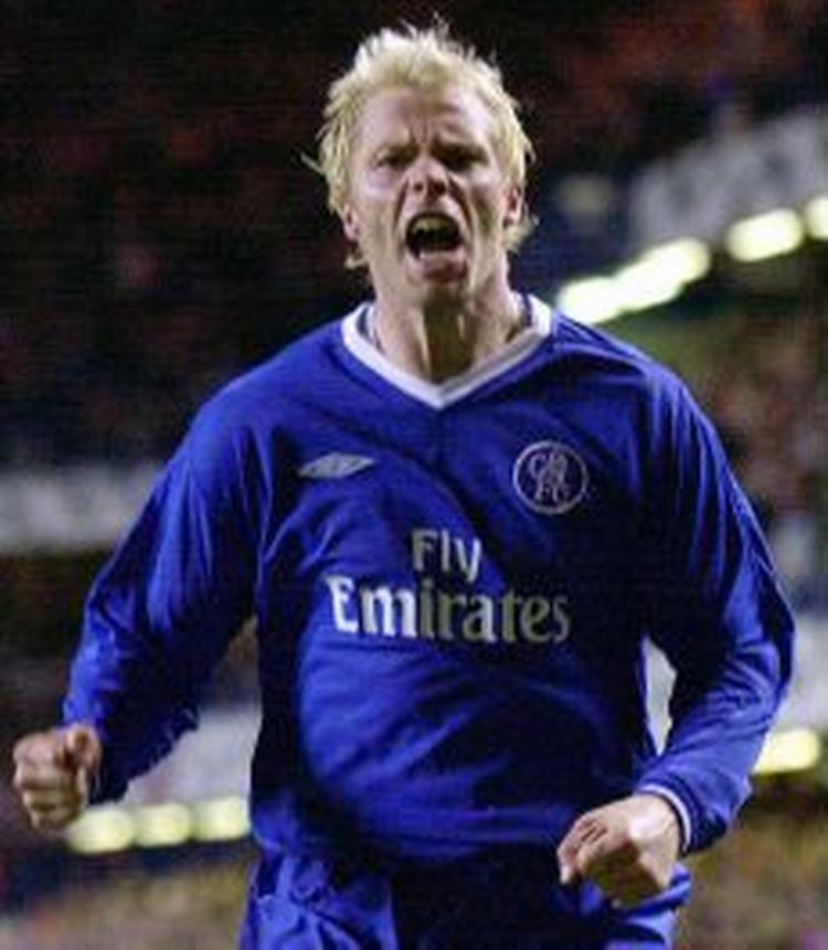Eidur Gudjohnsen bragte Chelsea foran. - Foto: AP 