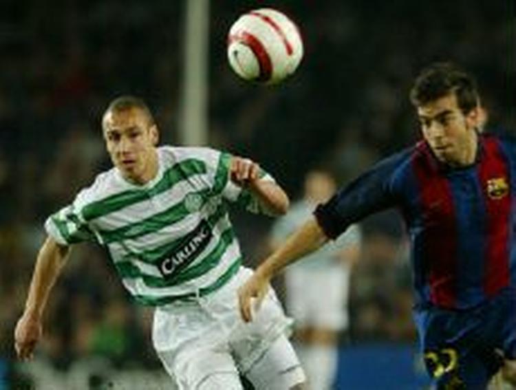 Henrik Larsson og Celtic kæmpede heroisk hele kampen. - Foto: AP 