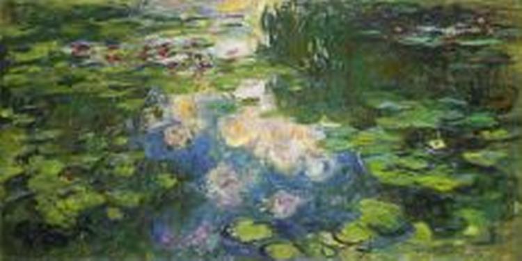 Claude Monets ''Le Bassin aux Nymphéas', der den 6. maj sættes til salg i New York. Vurdering: 54-74 millioner kroner. - Foto: AP 