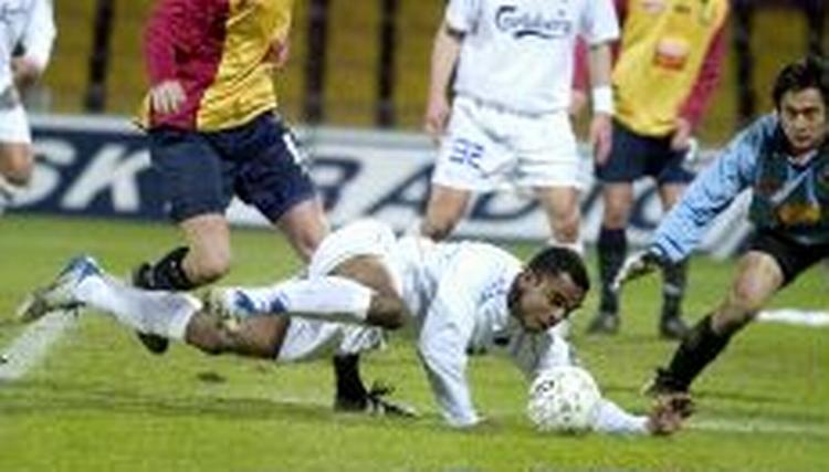 Santos brækkede hånden i pokalkampen mod FC Nordsjælland, som FCK vandt 4-2. - Foto: Linda Johansen 