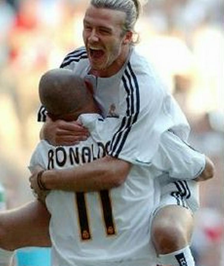 Real Madrid har spilelre som David Beckham og Ronaldo i trøjerne. - Arkivfoto: AP 
