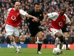 Arsenal var tæt på at få alle tre point mod Manchester United. - Foto: AP 