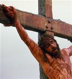 Jesus på korset spilles af Jim Caviezel - Foto: Philippe Antonello/Icon 