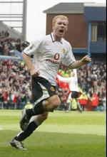 Paul Scholes scorede og blev matchvinder. - Foto: AP 