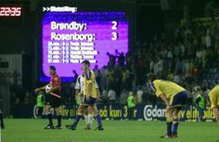 I 2002 tabte Brøndby kampen om pladsen i Champions League til norske Rosenborg. Nu er der lagt op til revanche i Royal League. - Foto: Finn Frandsen 